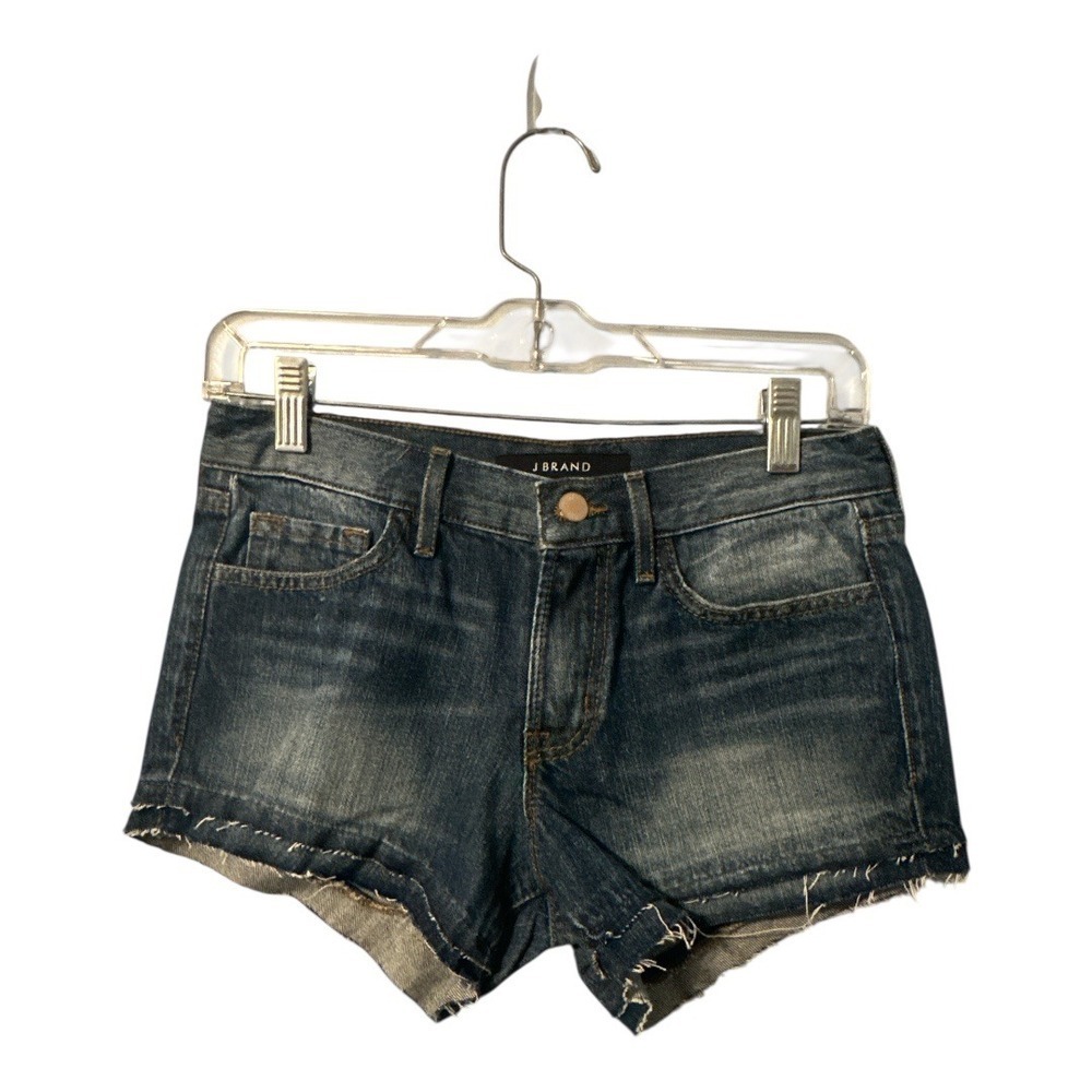 J Brand x Revolve Sachi Light Wash Mid-Rise Cutoff Jean Shorts, Size 28